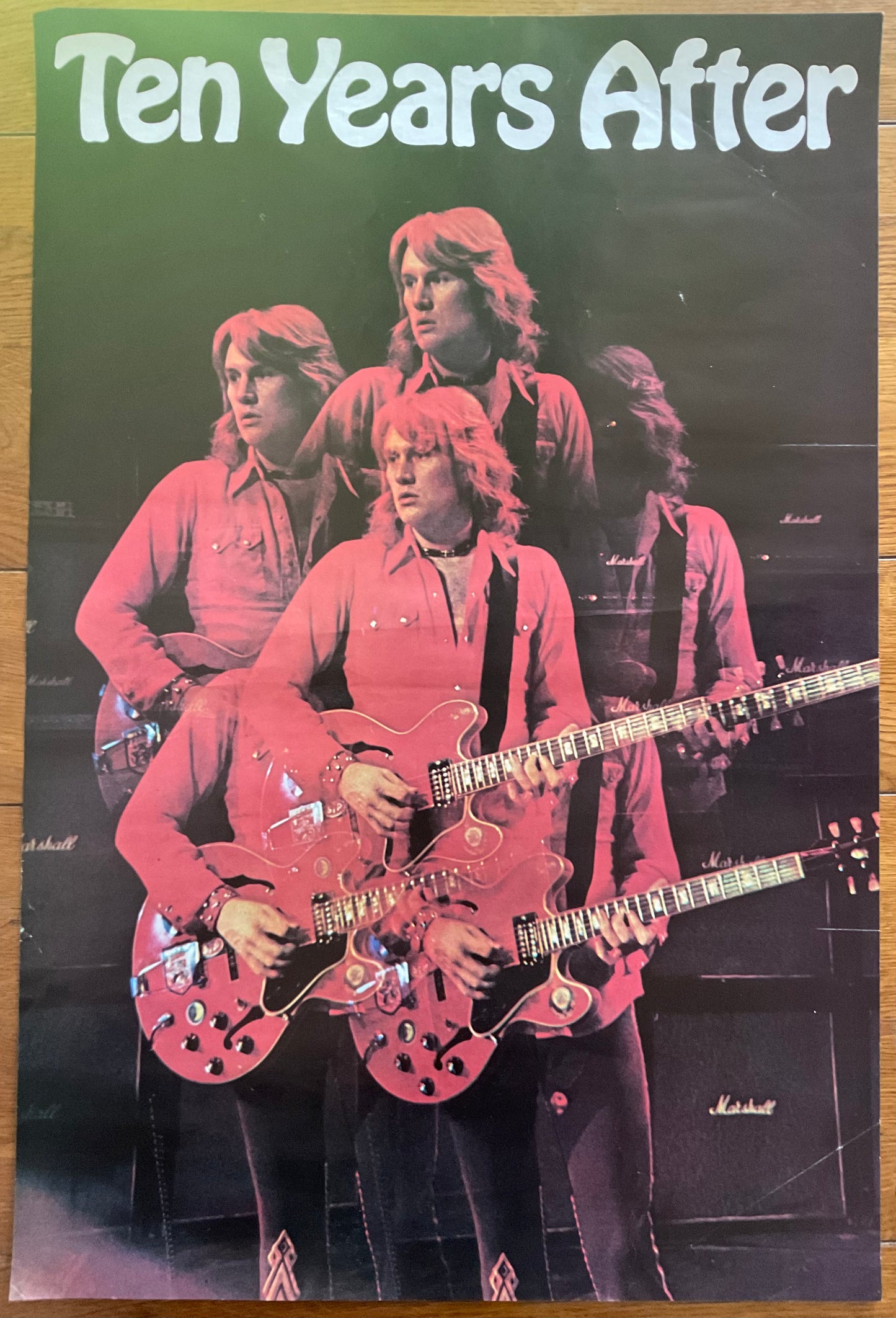 Ten Years After Original Promo Poster 1970s