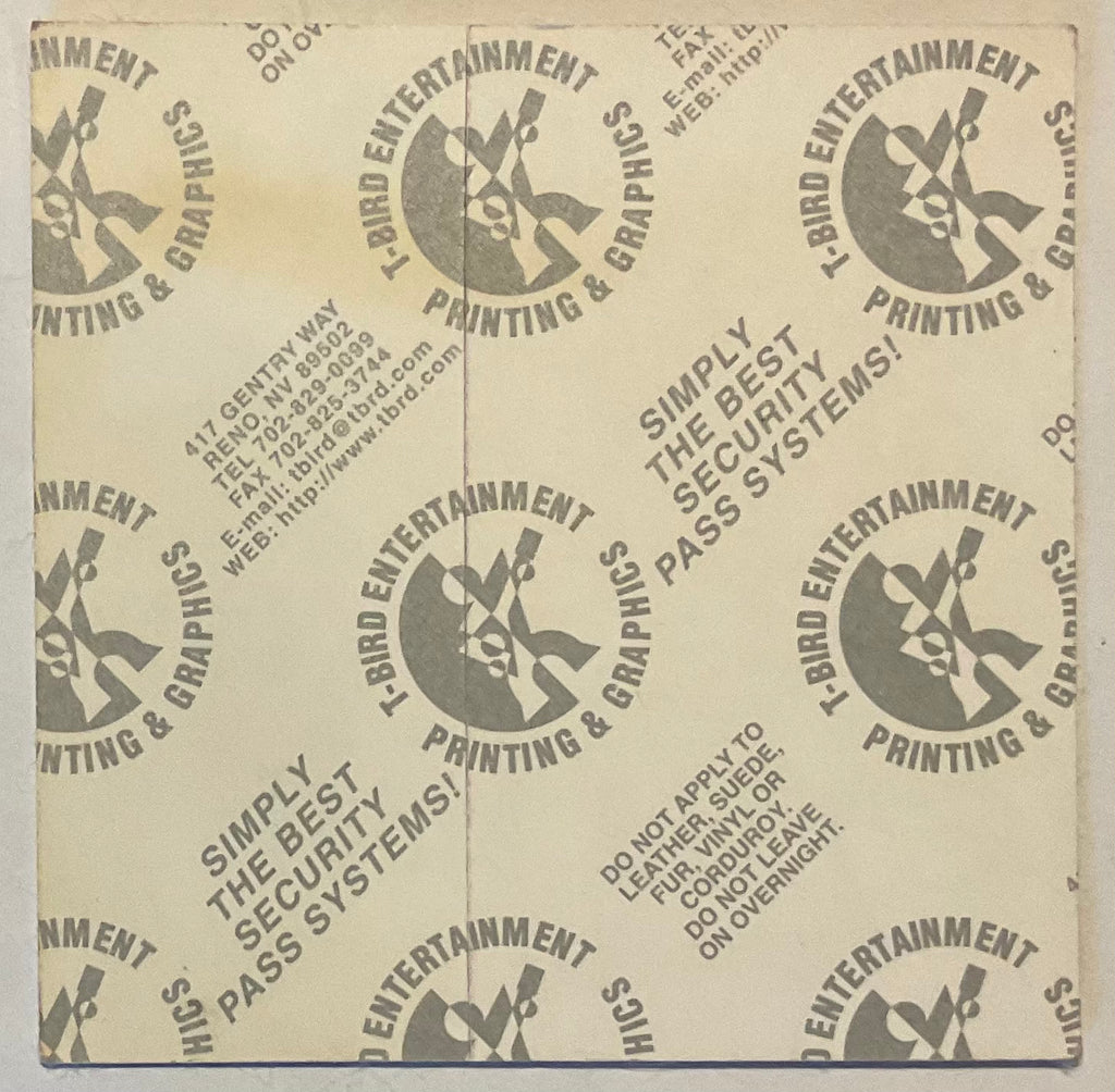 Korn Original Unused Purple Concert Backstage Pass Ticket Brixton Academy London 3rd Jun 1997