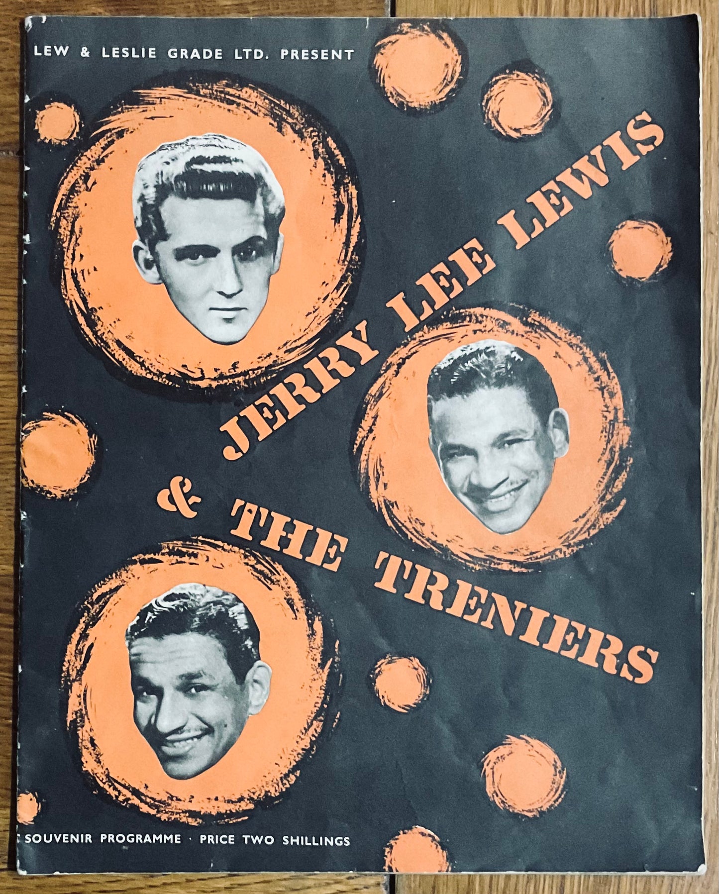 Jerry Lee Lewis Original Signed Concert Programme UK Tour May/ Jun 1958