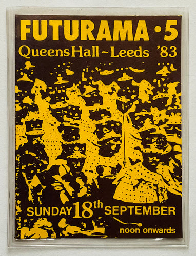 Killing Joke New Model Army Original Concert Ticket Futurama 5 Queens Hall Leeds 18th Sep 1983