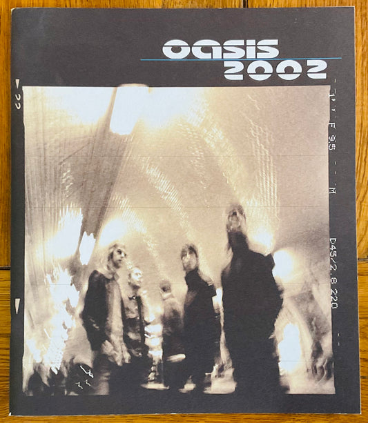 Oasis Original Concert Programme Heathen Chemistry European Tour 2002