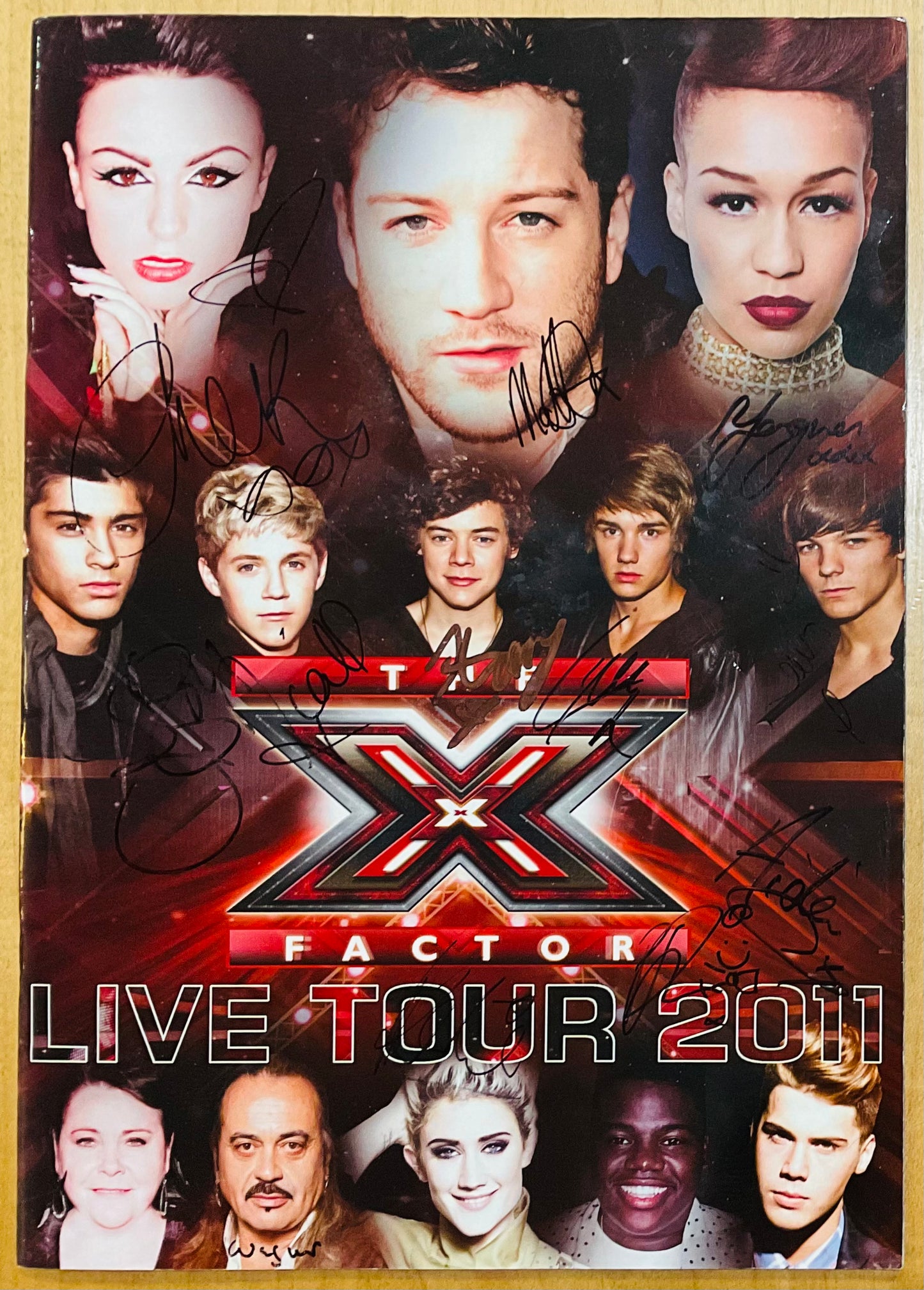 One Direction Original Fully Signed Autographed Concert Programme X Factor Live Tour 2011