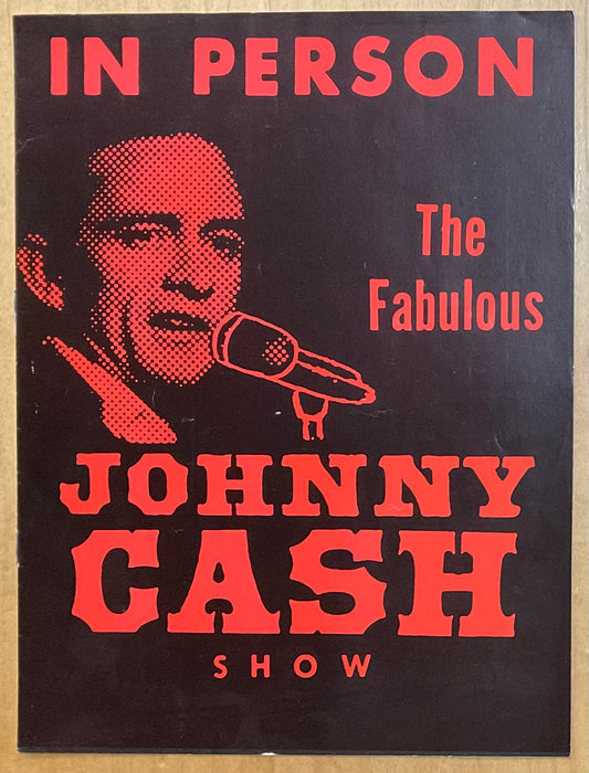 Johnny Cash June Turner Original Concert Programme UK Tour May 1966