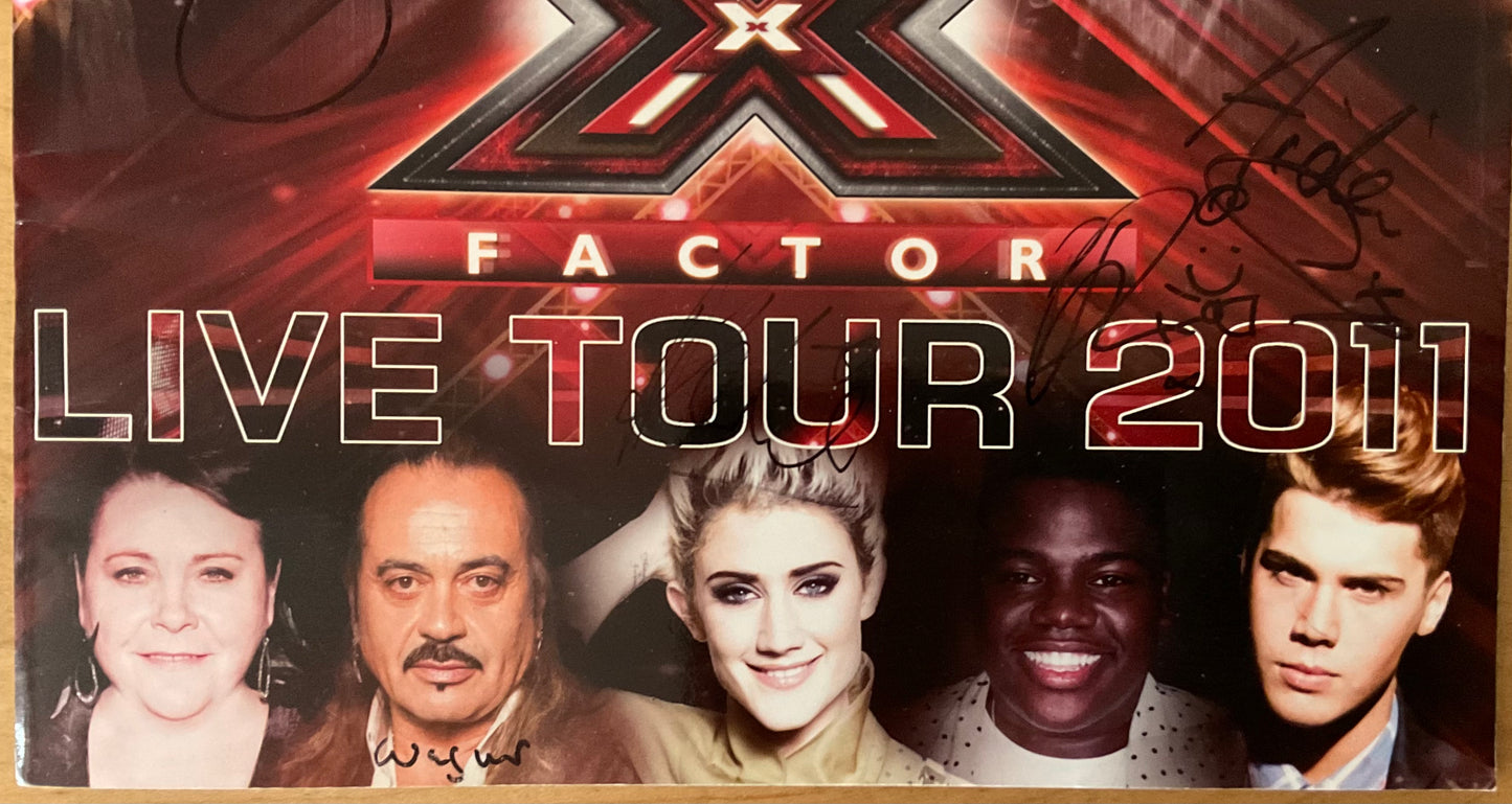 One Direction Original Fully Signed Autographed Concert Programme X Factor Live Tour 2011