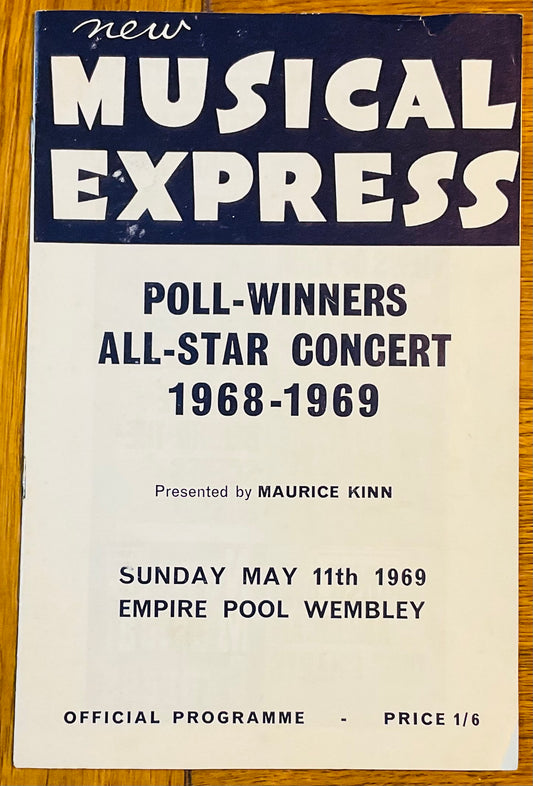 Love Affair Amen Corner NME Poll Winners Programme Wembley 1969