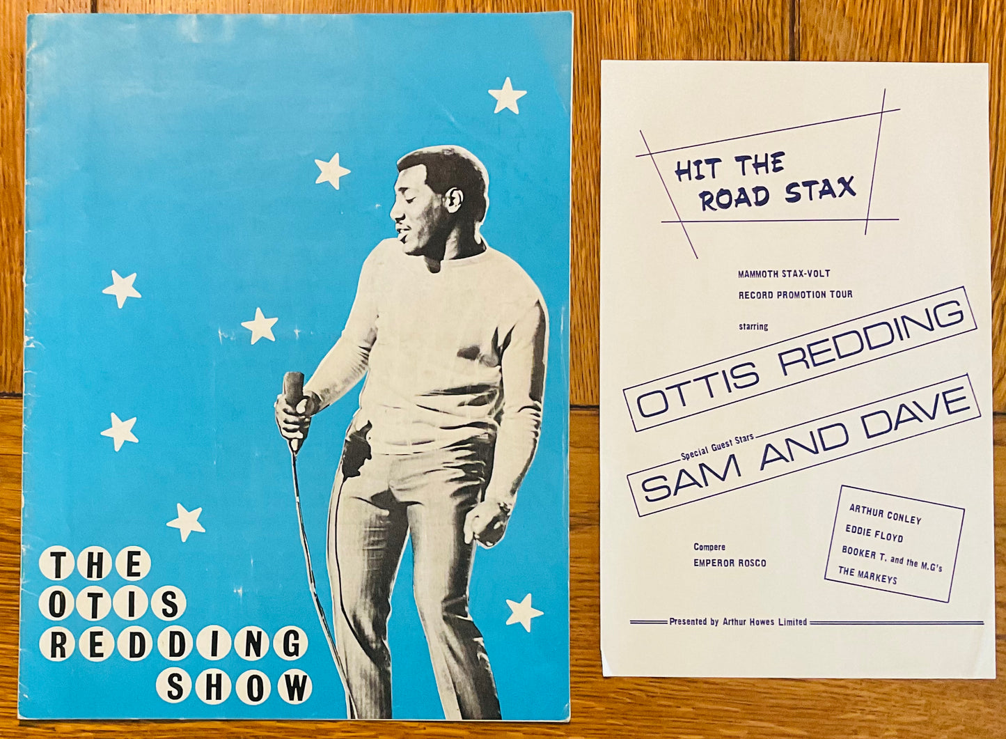 Otis Redding Booker T & the MGs Original Concert Programme & Flyer UK Tour 1967