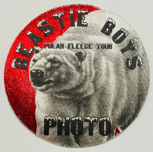 Beastie Boys Original Used Concert Backstage Pass Ticket Polar Fleece European Tour 1995