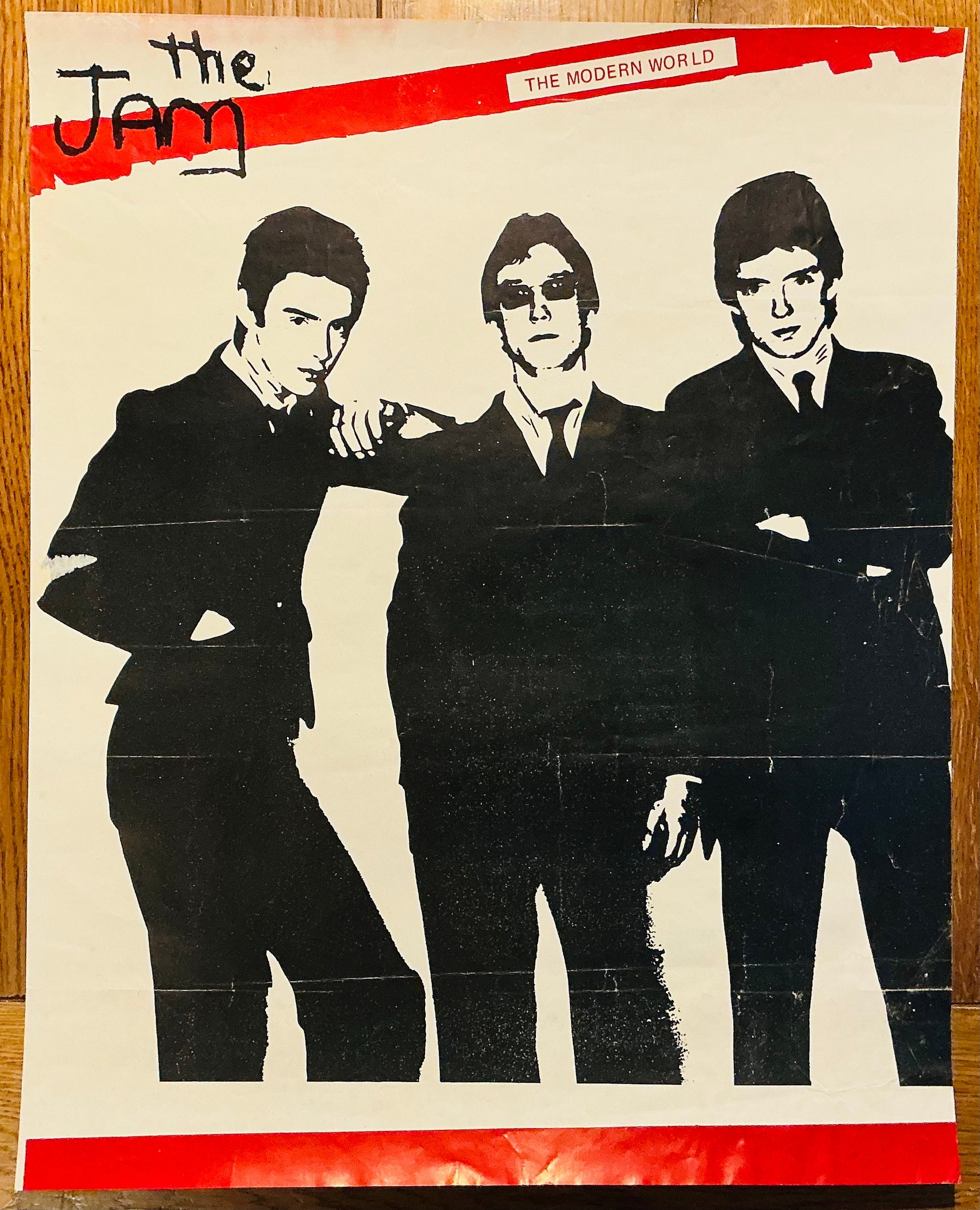Jam The Modern World Original Rare Promtional Poster Polydor Records 1977