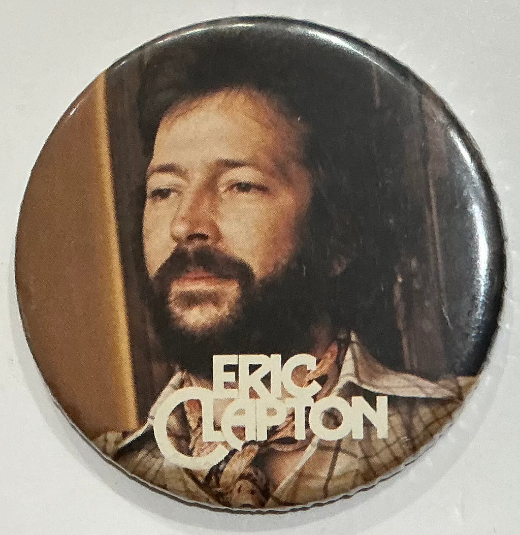 Eric Clapton Original Concert Metal Badge Pin UK Tour 1977