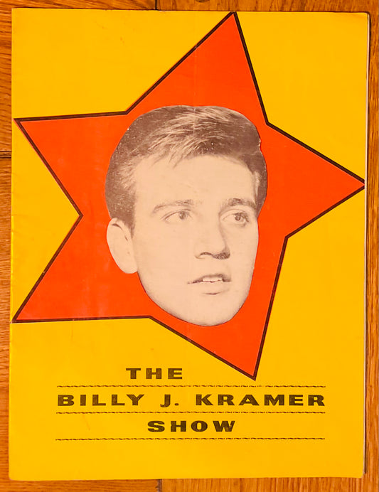 Billy J Kramer Tommy Roe UK Tour Programme 1963 Beatles Tour Advert