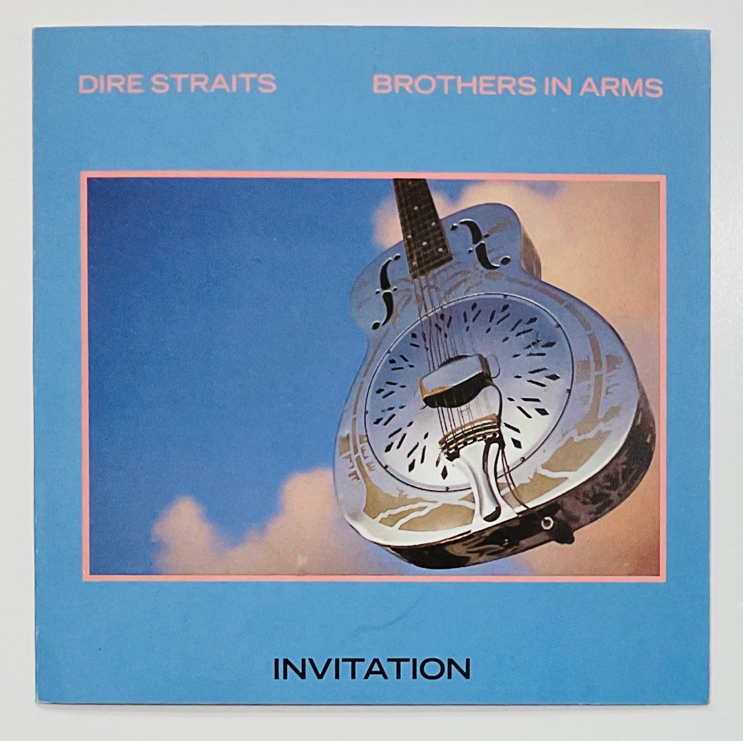 Dire Straits Brothers in Arms Original Launch Party Invitation Ticket Legends London 2nd May 1985