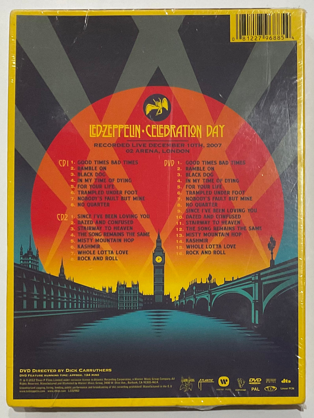 Led Zeppelin Celebration Day Still Sealed 2 CD 1 DVD Boxed Set Atlantic Sawn Song Records 2007