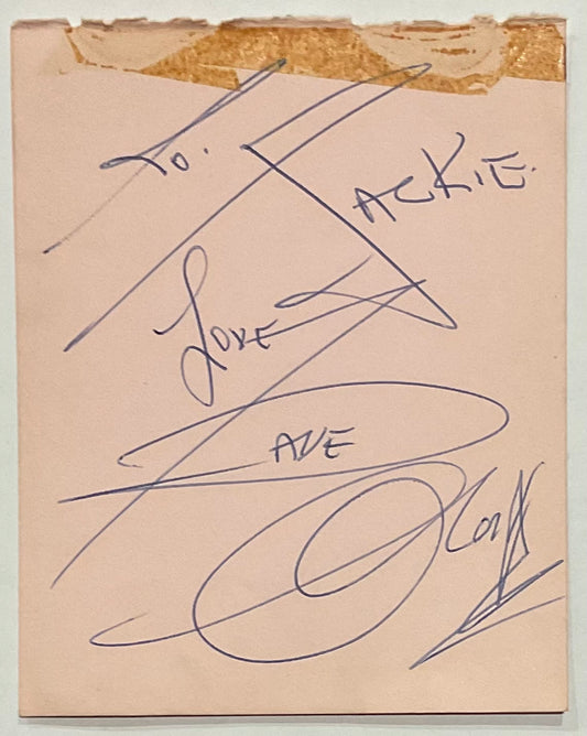 Dave Clark Genuine Autographed Signed Book Page 1965