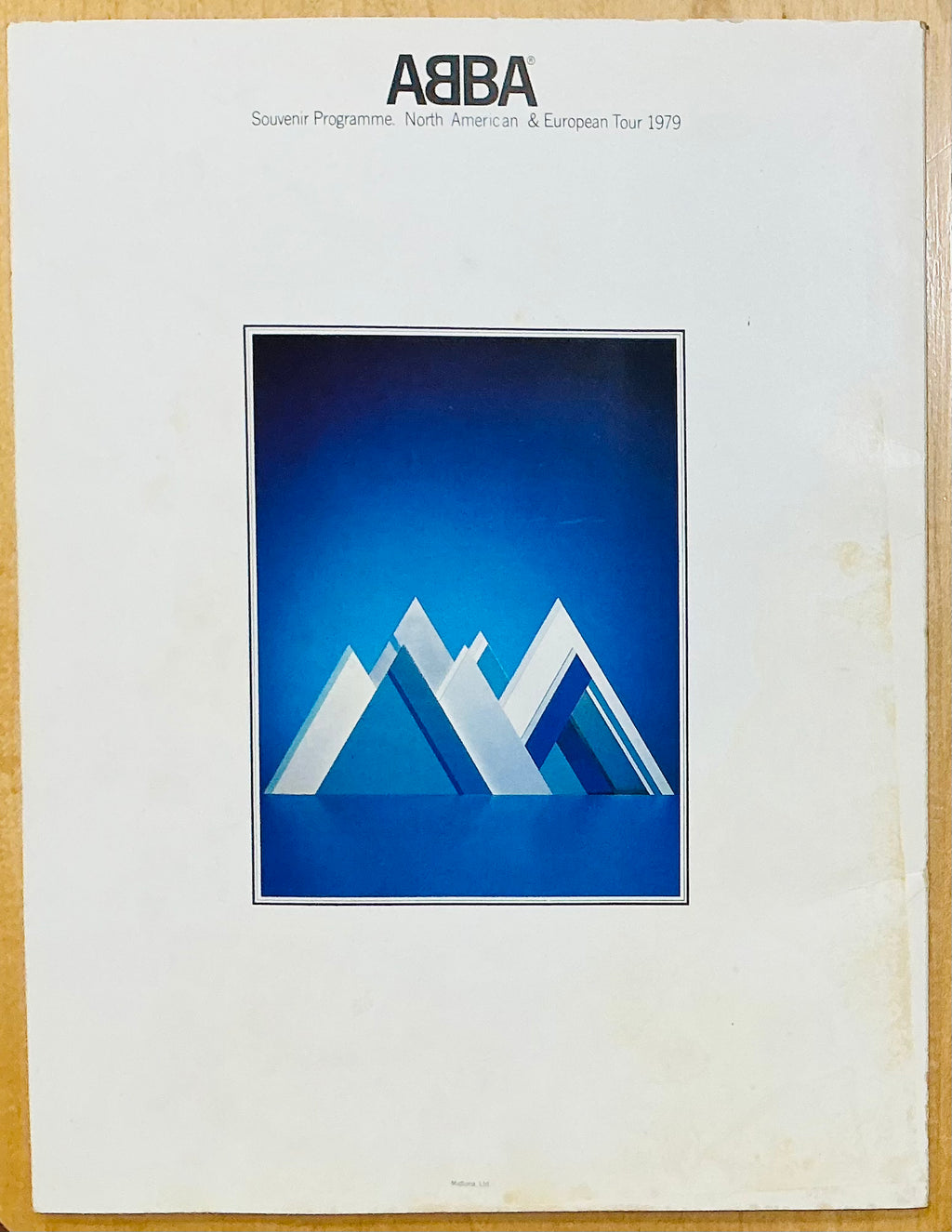 Abba Original Concert Programme North American & European Tour 1979