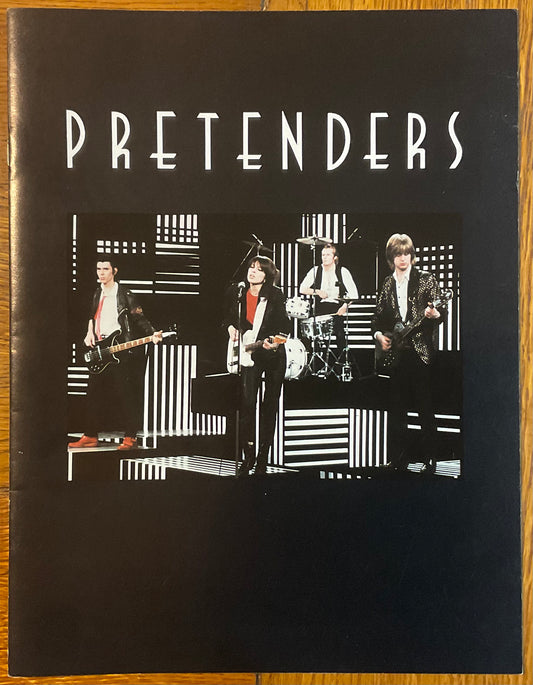 Pretenders Original Concert Programme USA Canada UK Tour 1980