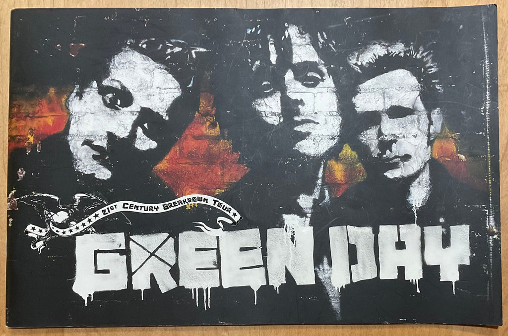 Green Day Original Concert Programme 21st Century Breakdown World Tour 2010