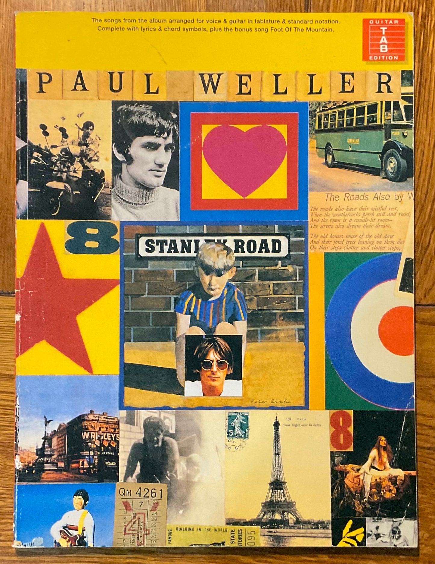 Jam Paul Weller Stanley Road Original Songbook Wise Publications 1995