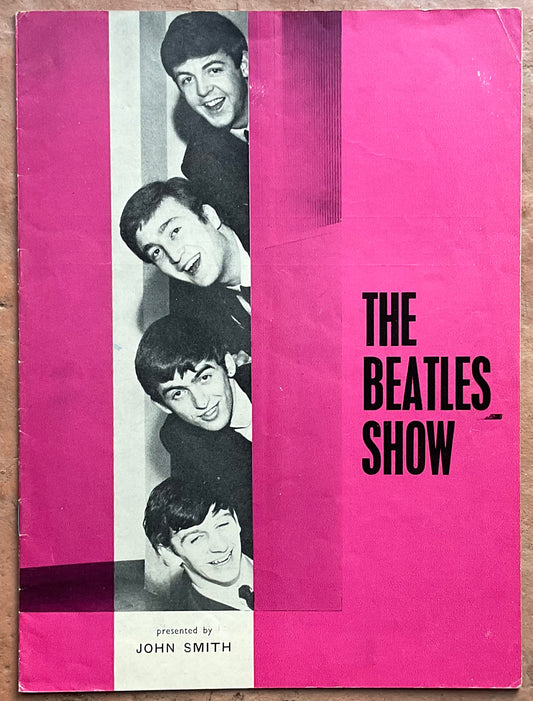 Beatles Original Concert Programme Wocester Taunton Luton Croydon 4-7th Sep 1963