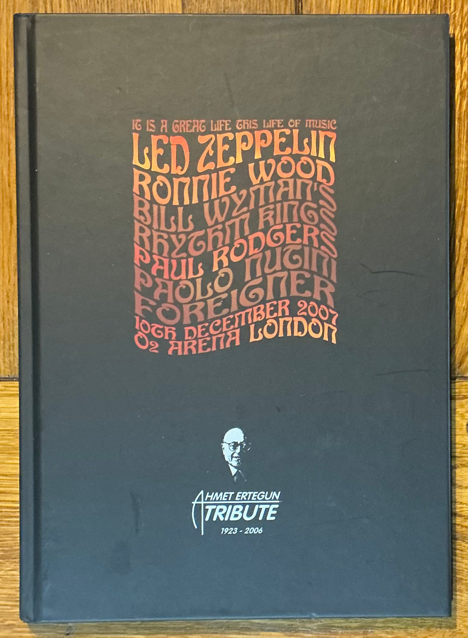 Led Zeppelin Original Hardback Concert Programme O2 Arena London 10th Dec 2007
