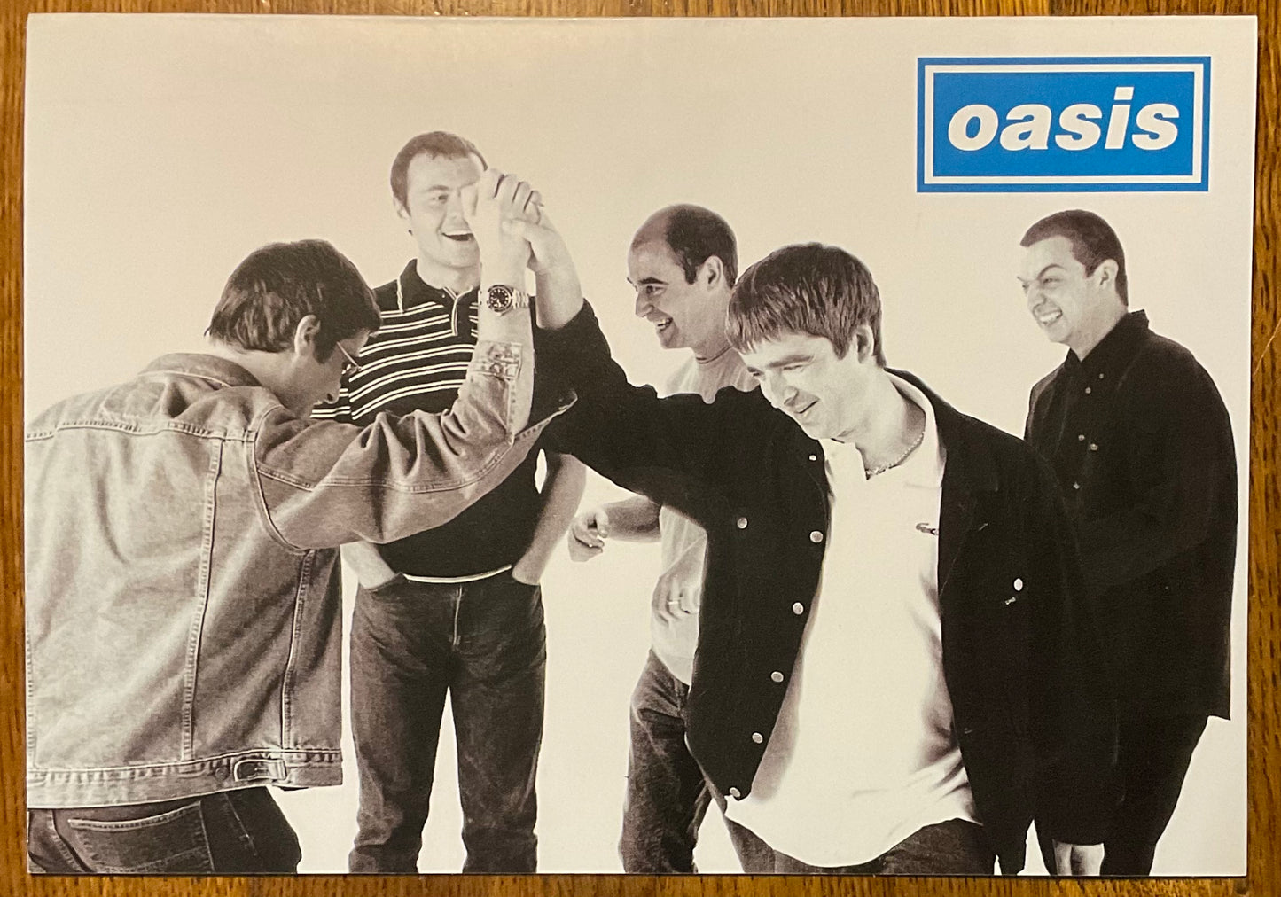 Oasis Original Official Fan Club Christmas Card 1997