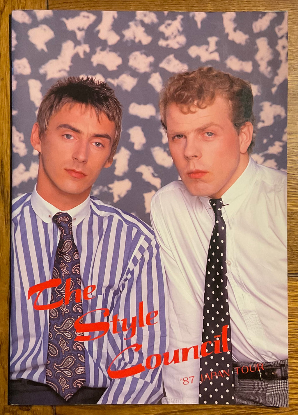 Style Council Original Concert Programme Japan Tour Apr 1987