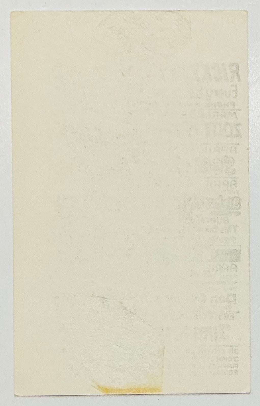 John Mayall Eric Clapton Original Handbill Flyer Ricky Tick Club Windsor 2nd Apr 1966