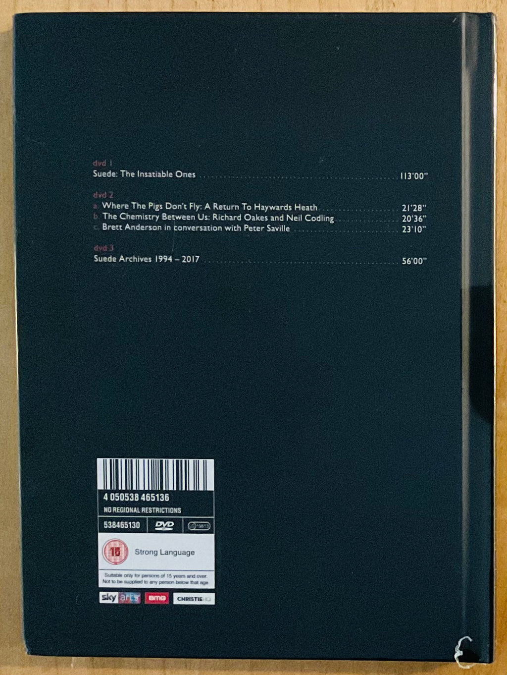 Suede The Insatiable Ones Original Still Sealed 3 DVD Box Set 2018