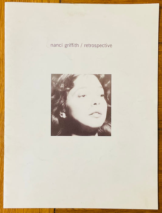 Nanci Griffith Original Concert Programme Retrospective Tour 1995