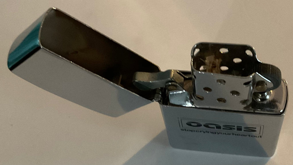 Oasis Stop Crying Your Heart Out Rare Promo Zippo Style Lighter 2002