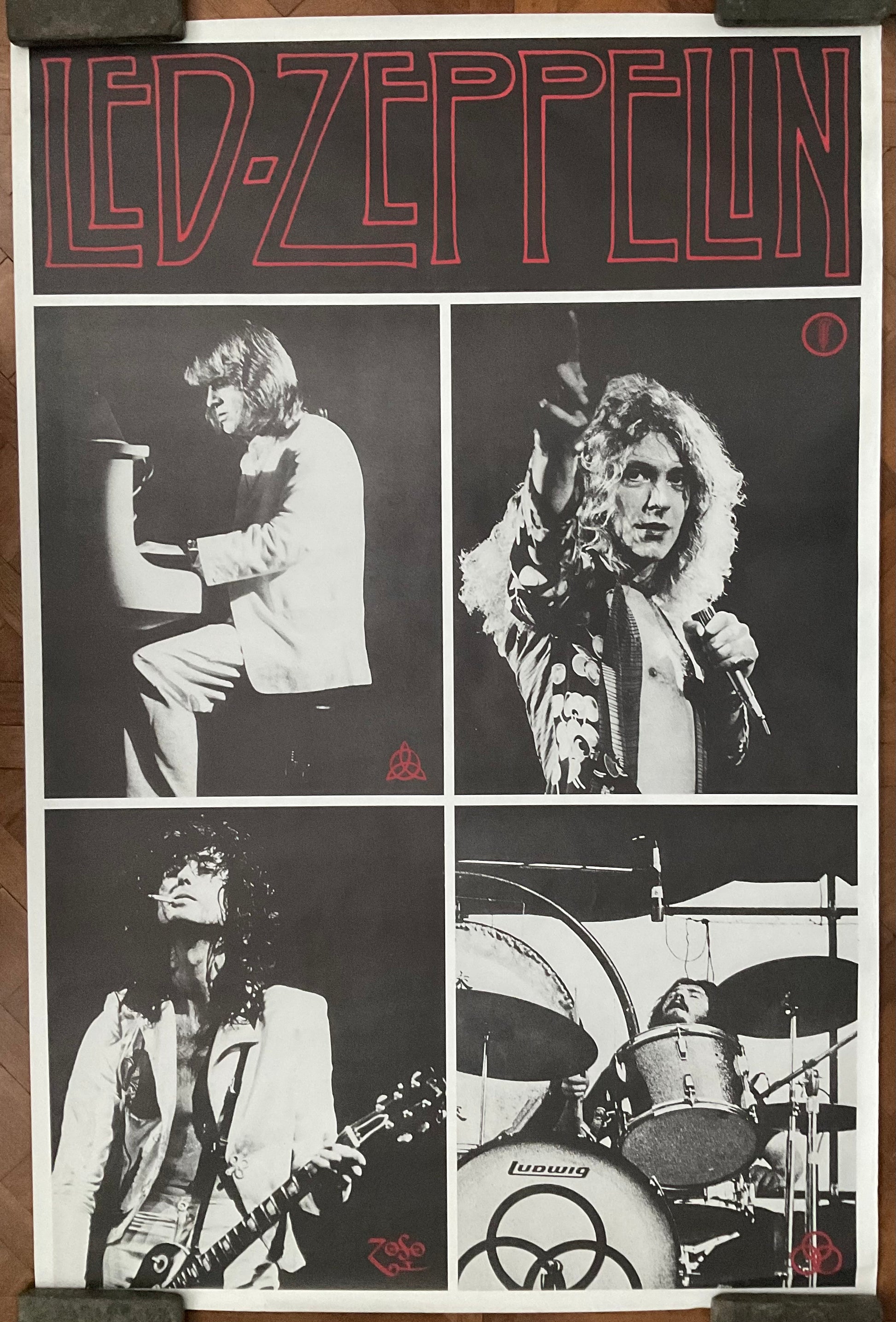 Led Zeppelin IV Billboard Promo Poster Atlantic Records 1971