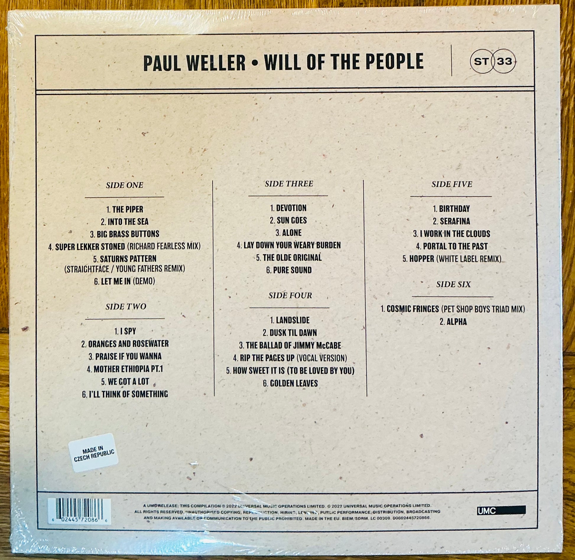 Paul Weller Will of the People Still Sealed Gatefold NMint 3 x Vinyl Album UMC 2022
