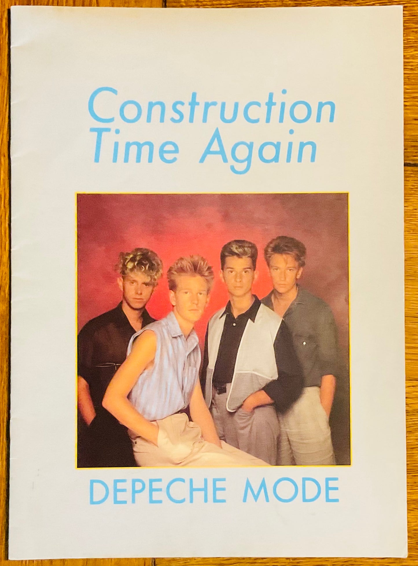 Depeche Mode Original Concert Programme Construction Time Again Tour 1983