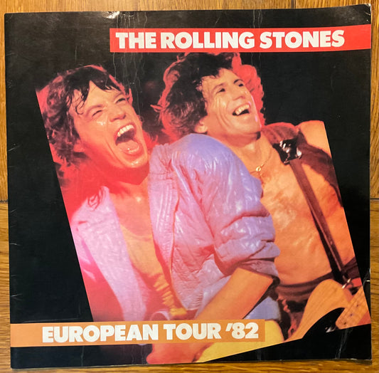 Rolling Stones Concert Programme Europe 1982