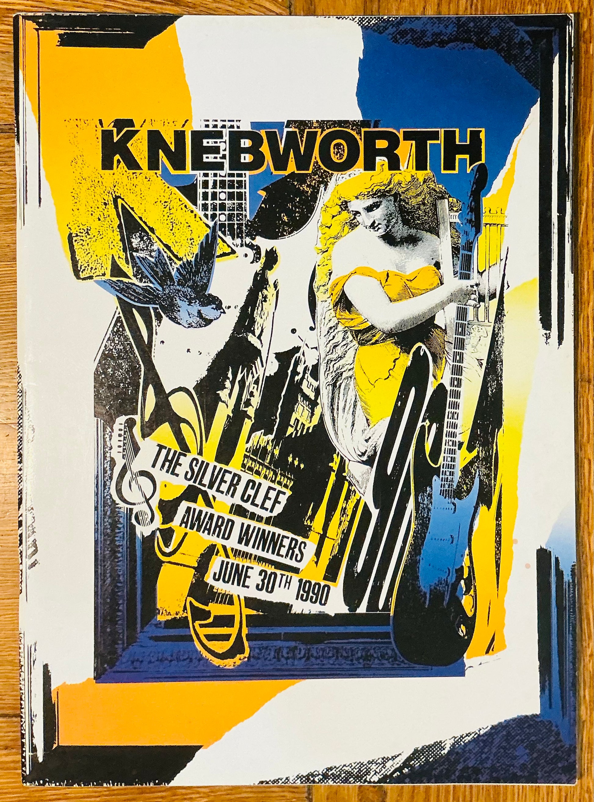 Eric Clapton Pink Floyd Paul McCartney Concert Programme Knebworth 1990