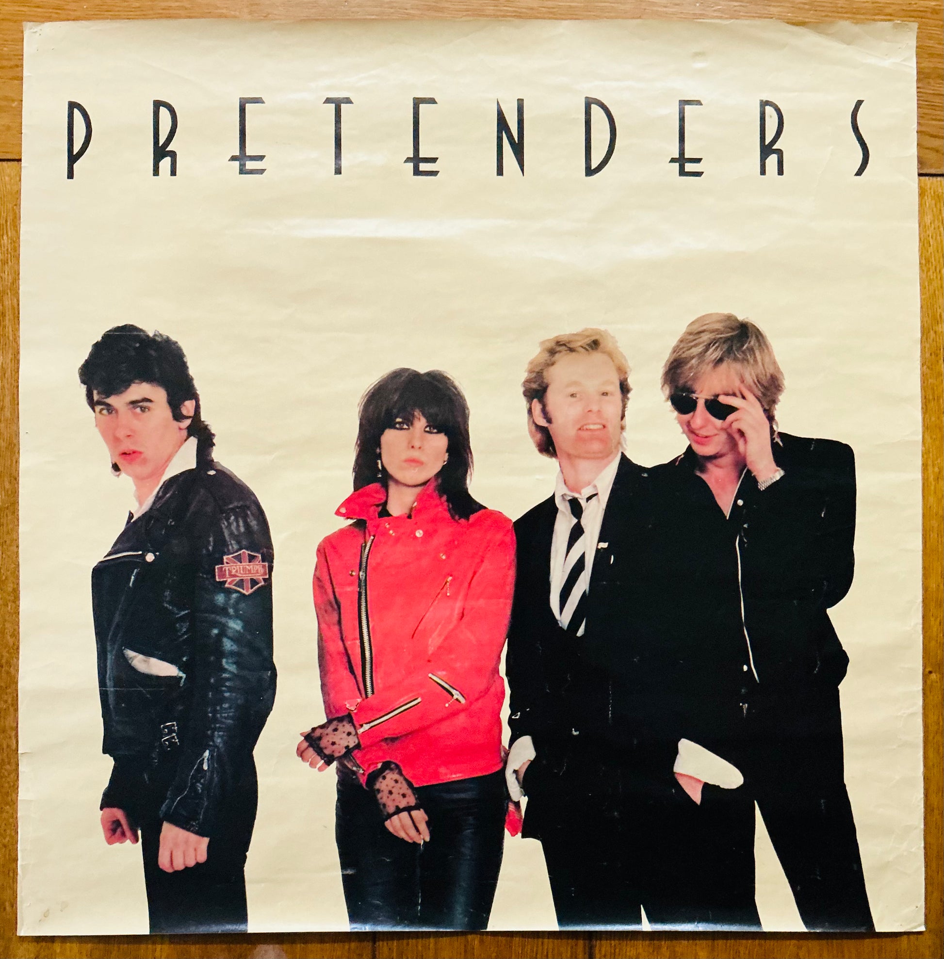Pretenders Debut Album Original Promo Poster WEA Real Records 1980