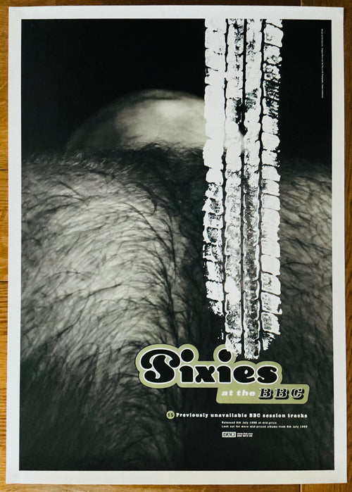 Pixies At The BBC Original Promo Poster 4AD Records 1998