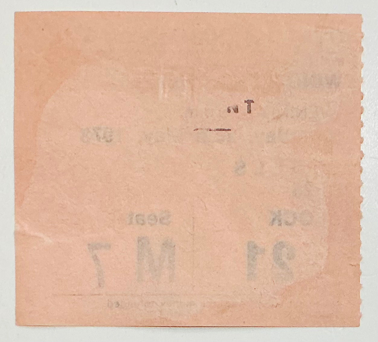 Beatles Paul McCartney Wings Used Concert Ticket Hammersmith Odeon London 26th May 1973