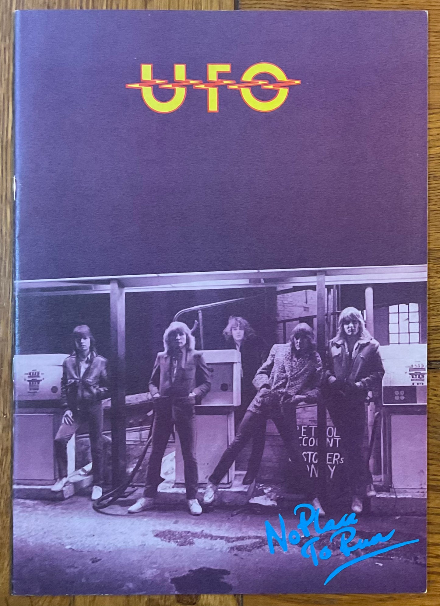 UFO U.F.O. Original Concert Programme No Place To Run Tour 1980