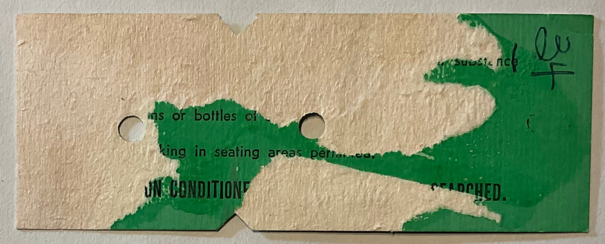 Fleetwood Mac Original Unused Concert Ticket Cobo Arena Detroit 22nd Sep 1977