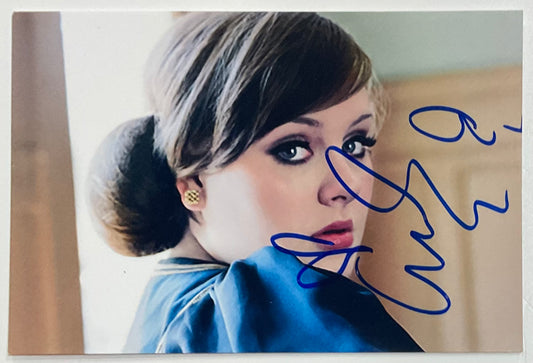 Adele Original Signed Autographed Promo Colour Photo 2011