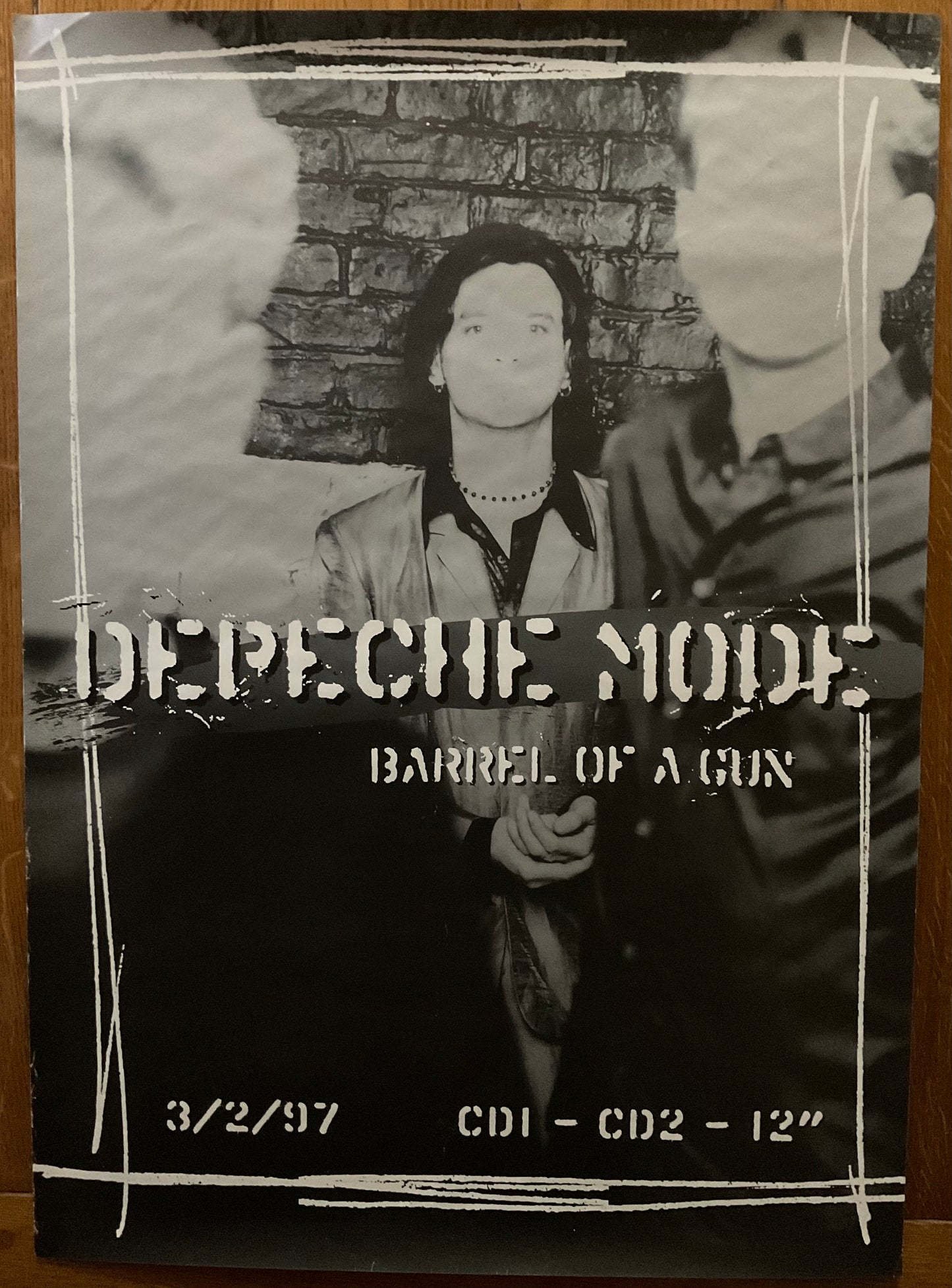 Depeche Mode Barrel Of A Gun Original Promo Poster Mute Records 1997