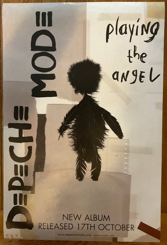 Depeche Mode Playing the Angel Original Promo Poster Mute Records 2005