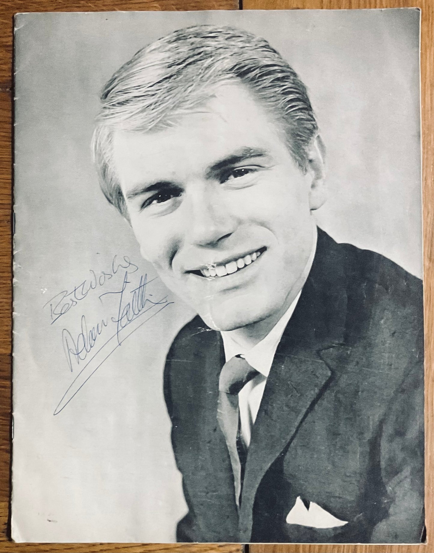 Adam Faith John Barry Seven Original Signed Concert Programme UK Tour Feb 1962