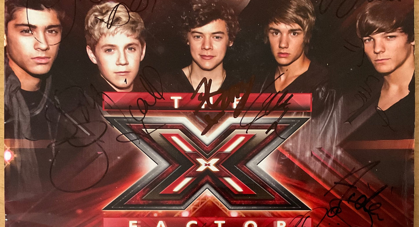 One Direction Original Fully Signed Autographed Concert Programme X Factor Live Tour 2011