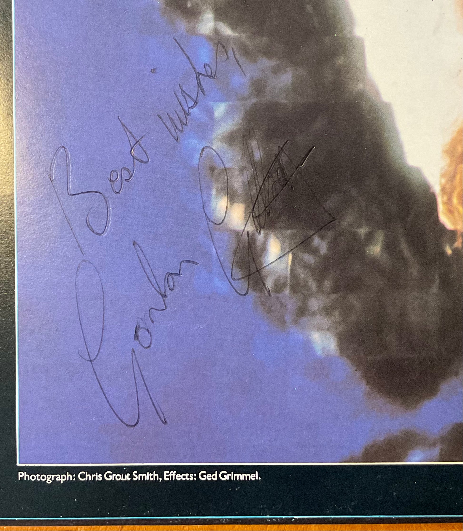 Gordon Giltrap Fear of the Dark Signed Autographed Vinyl Album LP UK 1978