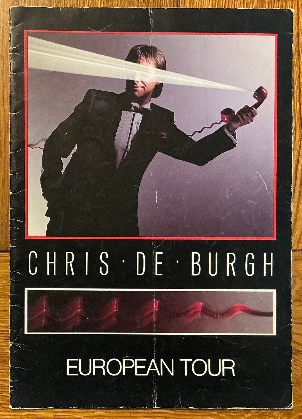 Chris De Burgh Original Concert Programme European Tour 1984