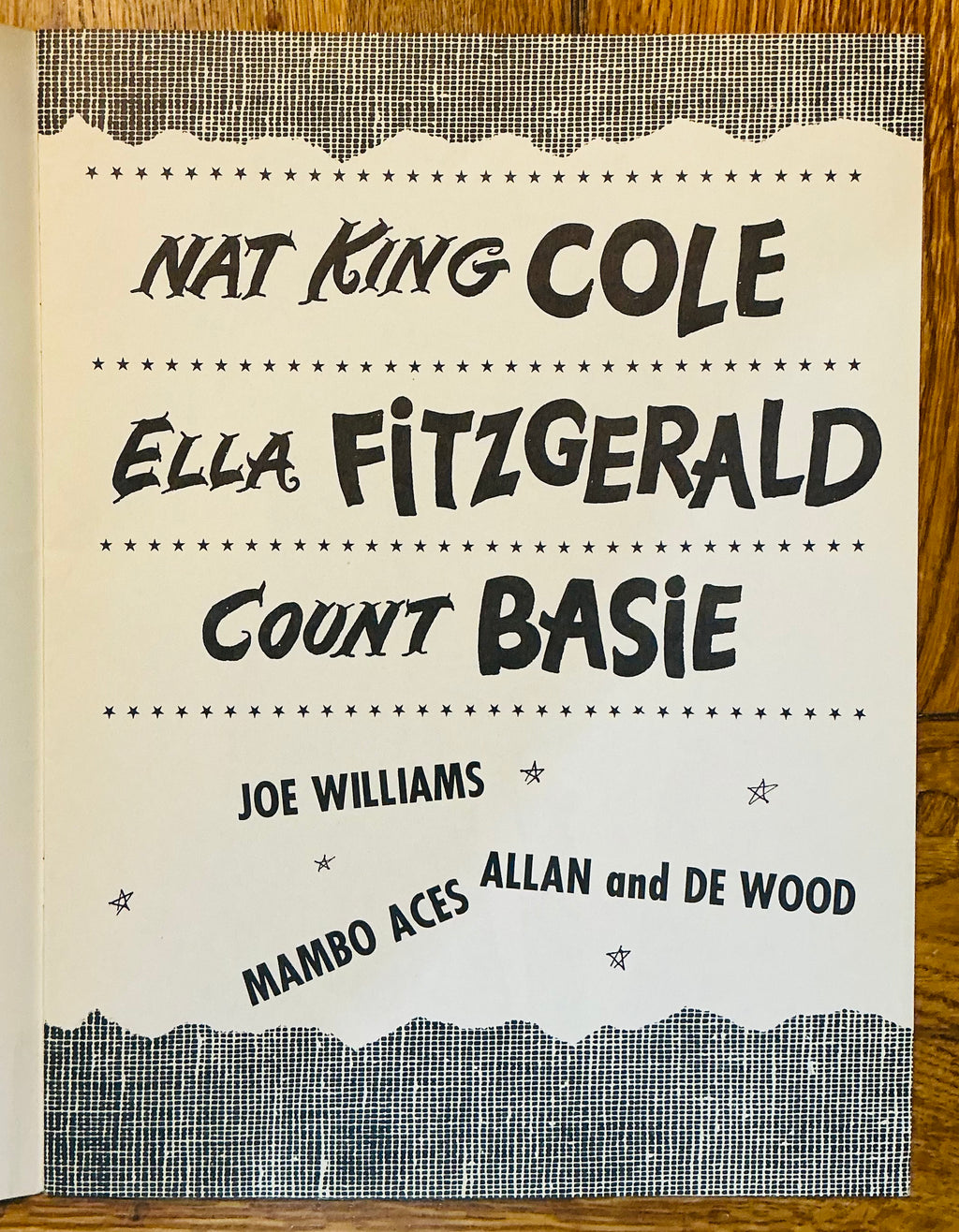 Nat King Cole Ella Fitzgerald Original Concert Programme Paramount Theater New York 24th Jan 1957