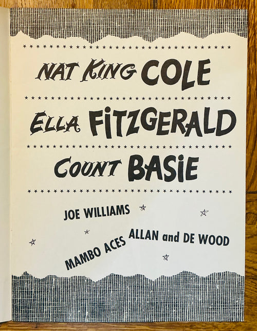Nat King Cole Ella Fitzgerald Original Concert Programme Paramount Theater New York 24th Jan 1957