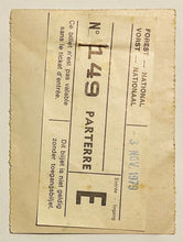 Load image into Gallery viewer, ABBA Original Used Concert Ticket Forest National Brussels 3rd Nov 1979