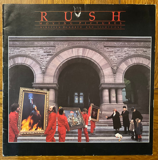 Rush Original Concert Programme Moving Pictures Tour Nov 1981